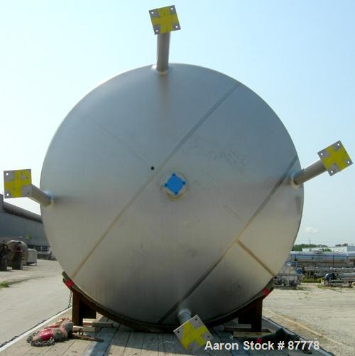 Unused-NEW: Mueller tank, 3000 gallon, 304/304L stainless steel, vertical. 96" diameter x 86" straight side. Dished top and bottom. Insulated with Foamglas, Superwool and stainless steel sheathing. O...