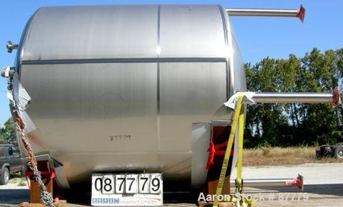 Unused-NEW: Mueller tank, 3000 gallon, 304/304L stainless steel, vertical. 96" diameter x 86" straight side. Dished top and bottom. Insulated with Foamglas, Superwool and stainless steel sheathing. O...