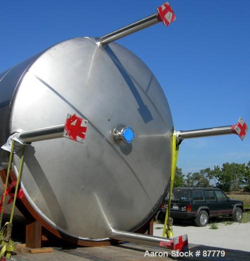 Unused-NEW: Mueller tank, 3000 gallon, 304/304L stainless steel, vertical. 96" diameter x 86" straight side. Dished top and bottom. Insulated with Foamglas, Superwool and stainless steel sheathing. O...