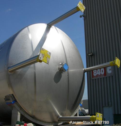 Unused-NEW: Mueller tank, 3000 gallon, 304/304L stainless steel, vertical. 96" diameter x 86" straight side. Dished top and bottom. Insulated with Foamglas, Superwool and stainless steel sheathing. O...