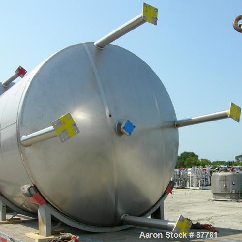 Unused-NEW: Mueller tank, 3000 gallon, 304/304L stainless steel, vertical. 96" diameter x 86" straight side. Dished top and bottom. Insulated with Foamglas, Superwool and stainless steel sheathing. O...