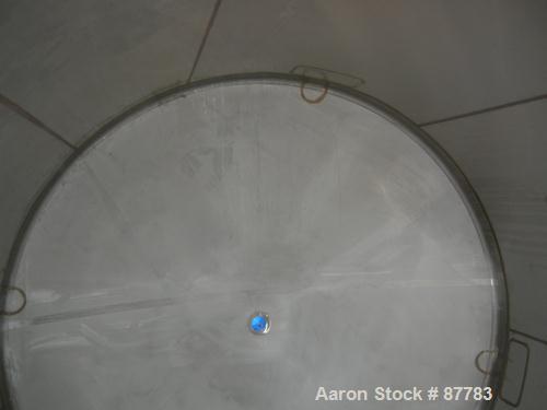 Unused-NEW: Mueller tank, 3000 gallon, 304/304L stainless steel, vertical. 96" diameter x 86" straight side. Dished top and bottom. Insulated with Foamglas, Superwool and stainless steel sheathing. O...