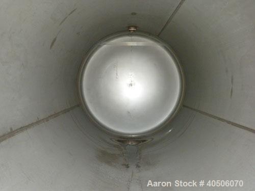 Unused- Mueller Coalescer Pressure Tank, 1600 Gallon, Model "H", 304L atainless steel, horizontal. 48" diameter x 204" strai...