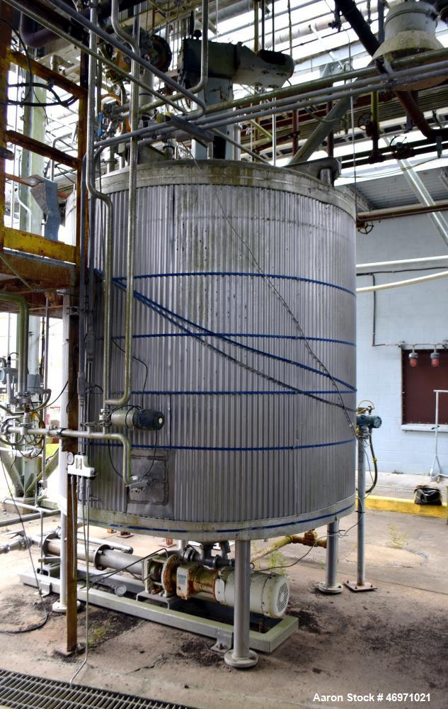 Used Mueller Jacketed Mix Tank, Approximate 1500 Gallon,