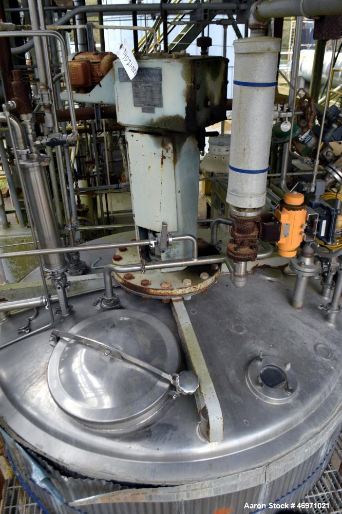 Used Mueller Jacketed Mix Tank, Approximate 1500 Gallon,