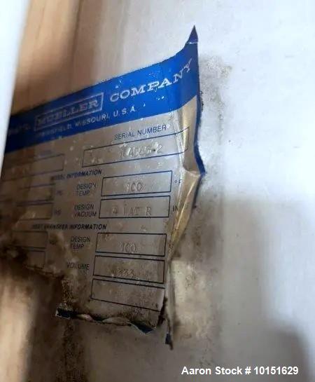 Mueller 4,150 Gallon Stainless Steel Fermentation Tank – Jacketed Vessel