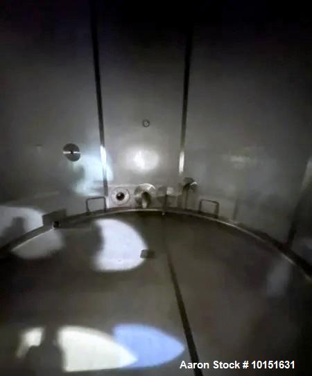 Used Mueller 4,950 Gallon Stainless Steel Tank | Vertical Skirted Process Vessel