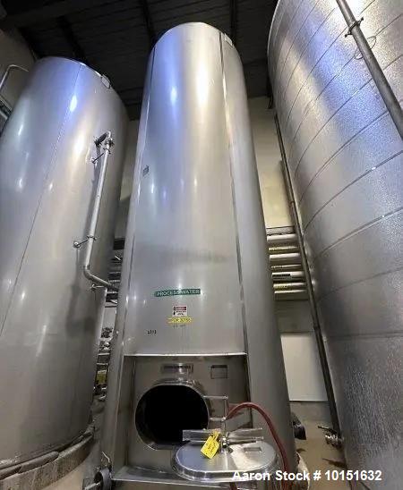 Mueller 4,950 Gallon Stainless Steel Storage Tank – Vertical Skirted
