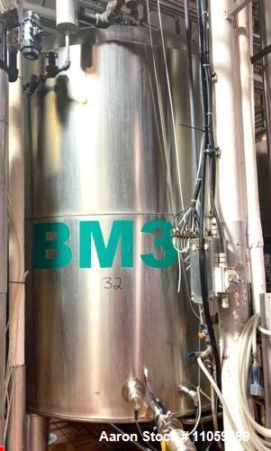 Used 2000 Gallon Sanitary Jacketed Mix Tank/Processor/Kettle