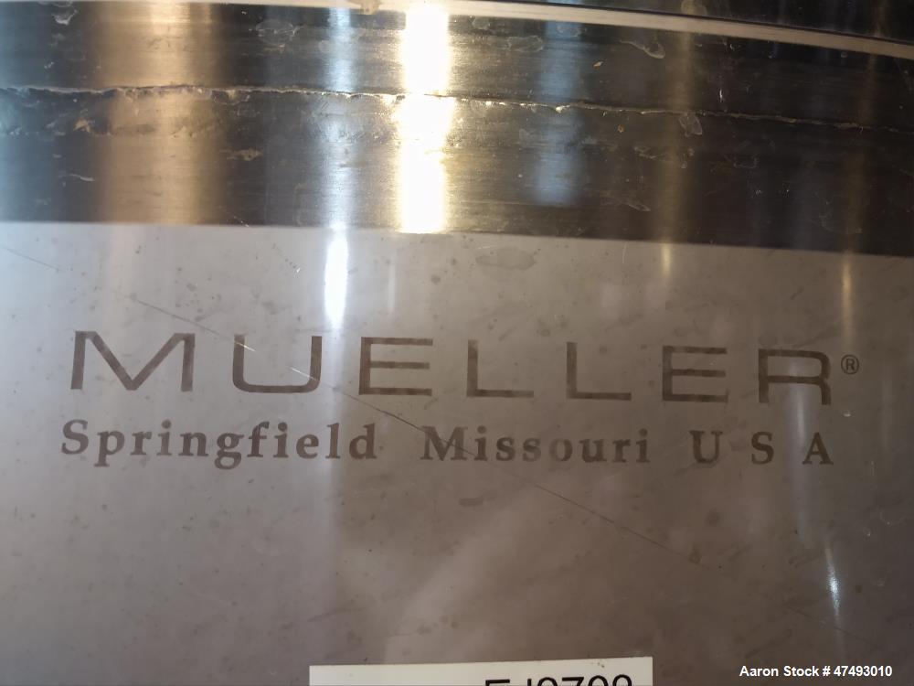 Used- Mueller 2,100 Gallon Stainless Steel Tank