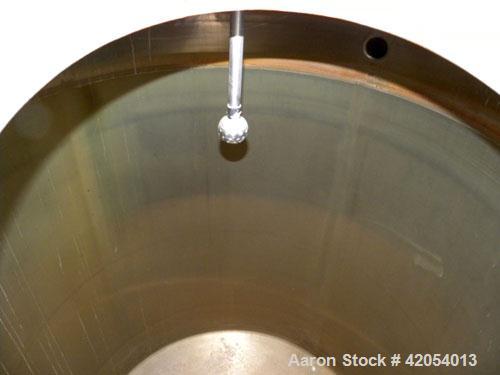 Used Lake Process Systems Tank, 1000 Gallon, Model LPS-1000, 304 Stainless Steel, Vertical. 60" diameter x 72" straight side, dish top and bottom. (1) Spray ball. Openings top (3) 2", 1-1/2", 19" man...