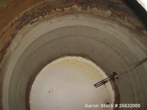 Used Tank, 1400 Gallon, Stainless Steel, Vertical. 66" diameter x 90" straight side.  Slight dish top, slope bottom. Top Openings:  (3) 2", 1 1/4", 18" manway with cover.  2" end bottom outlet. Mount...