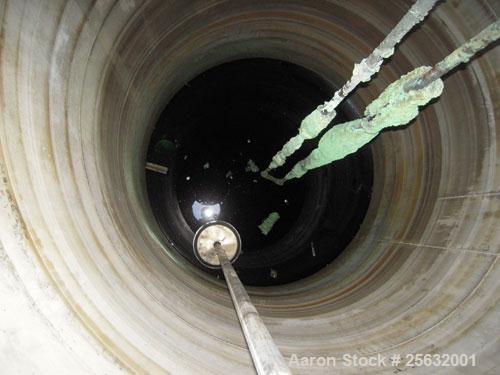 Used Tank, 2800 Gallons, Stainless Steel, Vertical. Approximately 78" diameter x 132" straight side. Flat top, sloped bottom. Openings: top 18" manway with cover, 10", (5) 2", 1" NPT, 1 1/2" NPT; 2" ...