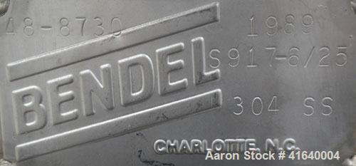 Used Bendel Tank, 3,000 Gallon, 304 Stainless Steel, Vertical. 94" diameter x 108" straight side, coned top, sloped bottom. UL rated for above ground flammable storage, UL#439356. Top mounted off cen...