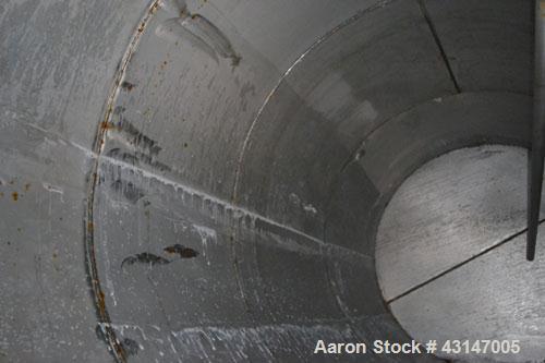 Used Tank, 4000 Gallon, 304 Stainless Steel, Vertical. 84’’ Diameter x 168’’ straight side. Coned top, flat bottom. Openings:  top 2’’, (2) 3’’, 18’’ manway with a 15’’ opening in the cover; 2’’ side...