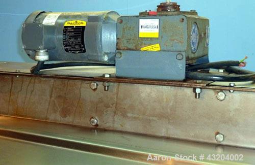 Used Tank, 1,200 Gallon, Stainless Steel, Vertical. Open top with lids, dished bottom. Side mounted level gauge and bridge mounted 1 hp agitator.  1-1/2’’ Center bottom outlet.  Mounted on (4) stainl...