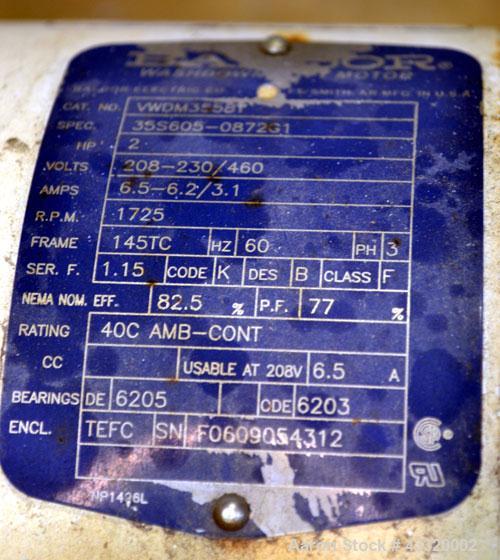 Used Tank, 1900 Gallon, 316 Stainless Steel, Vertical. Approximate 76” diameter x 92” straight side, dished top and bottom. Fixed stainless steel agitator mount with a UET agitator, model XCEL-6, out...