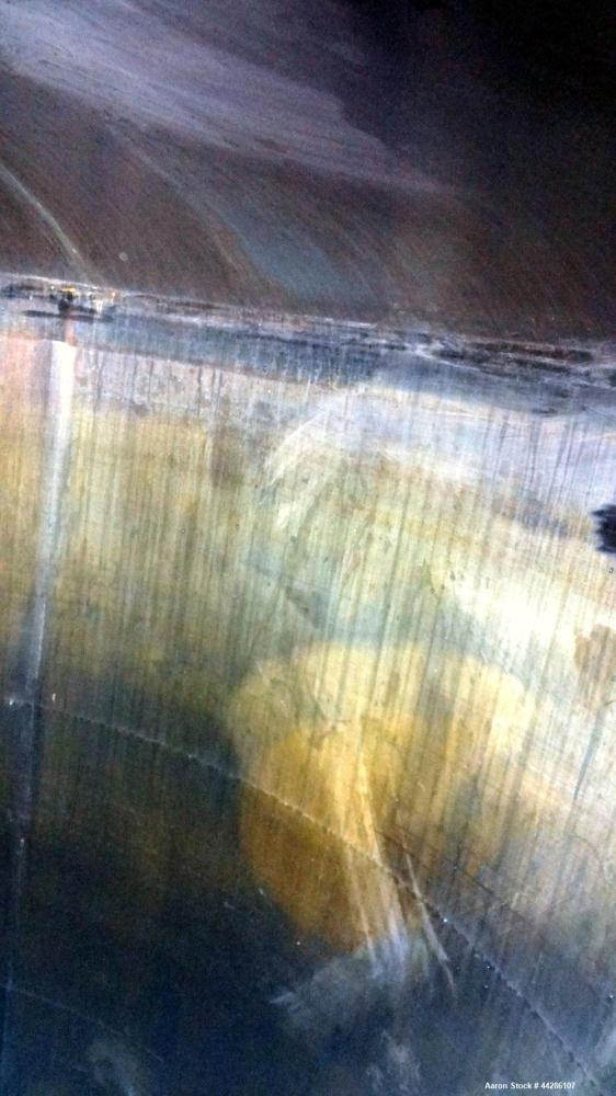 Used Tank, 2000 Gallon, 304 Stainless Steel, Vertical. 84" Diameter x 80" straight side. Dished top, coned bottom. Openings top 2”, 4”, 18” man way with cover, side 2”. 3" Center bottom outlet. Mount...