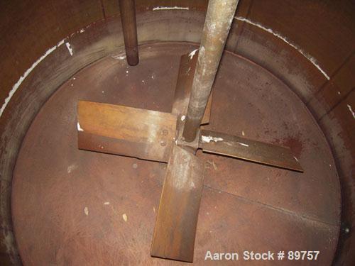 Used Tank, 1000 Gallon, stainless steel, vertical. Approximately 54" diameter x 76" straight side. Dish top and bottom. Openings: top 18" manway with bolt-on cover, (2) 2", 1", 3"; 2" center bottom o...