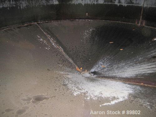 Used Tank, 1,500 Gallon, stainless steel, vertical. 84" diameter x 60" straight side. Dish top, cone bottom. Openings:  top 6", (3) 1-1/2" NPT, 3", 2", 6", 20" manway with cover; side 12" manway with...