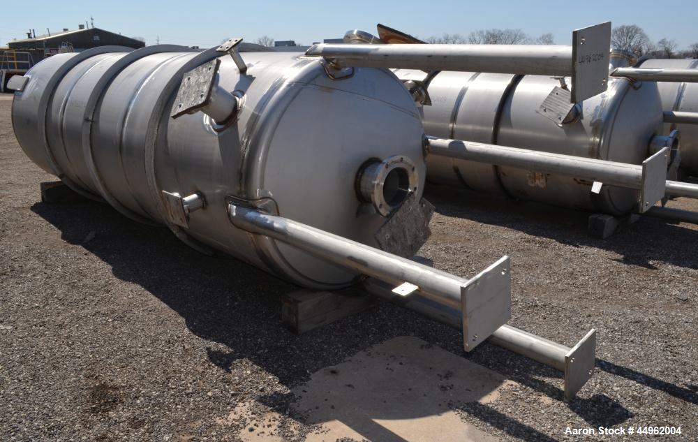 Unused- Northland Stainless Pressure Tank, 1720 Gallons, 304 Stainless Steel. 54" Diameter x 168" straight side, dished top and bottom.  Internal rated full vacuum/54 psi at -20 to 250 degrees F. Ope...