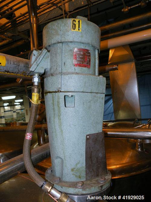 Used- Norwalk Tank, 2000 Gallon,  Stainless Steel, Vertical. 76" diameter x 106" straight side, dished top and bottom. Off c...