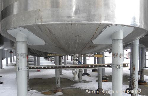 Used Norwalk Tank, 2000 Gallon, 316 Stainless Steel, Vertical. 76" diameter x 106" straight side, dished top and bottom. Off center top entering Lightnin agitator, model N33G-300. 1-1/2" diameter sha...