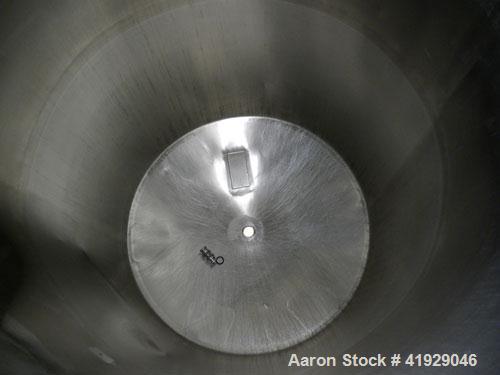 Used- Norwalk Tank, 2000 Gallon, 316 Stainless Steel, Vertical. 76" Diameter x 108" straight side, dished top and bottom. Op...