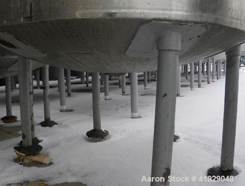 Used Norwalk Tank, 2000 Gallon, 316 stainless steel, vertical. 76" diameter x 108" straight side, dished 304 stainless steel top head, dished bottom. (1) Spray ball. Openings: top (2) 3-1/2", 4" tri-...