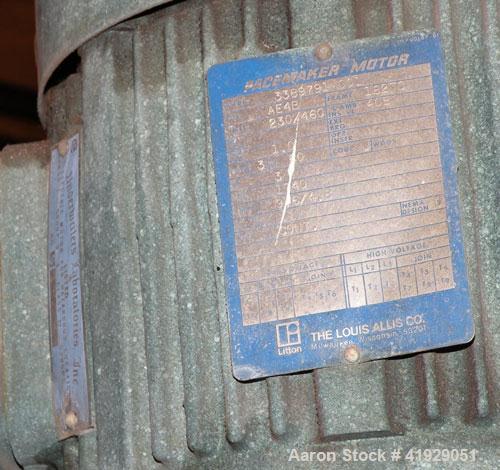 Used Norwalk Tank, 2000 Gallon,  Stainless Steel, Vertical. 76" diameter x 106" straight side, dished top and bottom. Off center top entering angled Lightnin manual variable speed agitator, model N33...