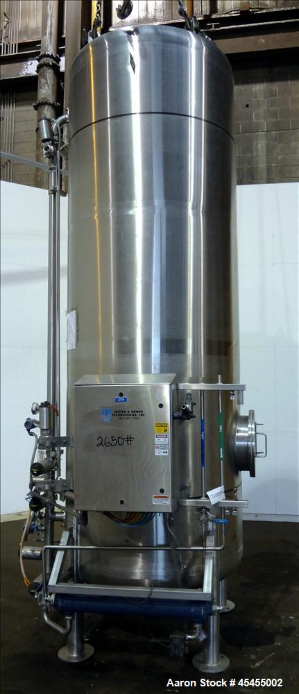 Used 1500 Gallons Stainless Steel Optimum Filter Pressure Filter Tank