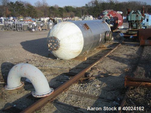 Used- 1500 Gallon Stainless Steel Patterson Pressure Vessel