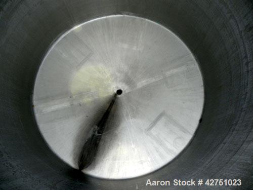Used Perma-San Tank, 2000 Gallon, Model CVC, 304 Stainless Steel Vertical. 84" Diameter x 80" straight side. Dished top, coned bottom. Openings top 2", 4", 18" man way with cover, side 2". 3" Tri-cla...
