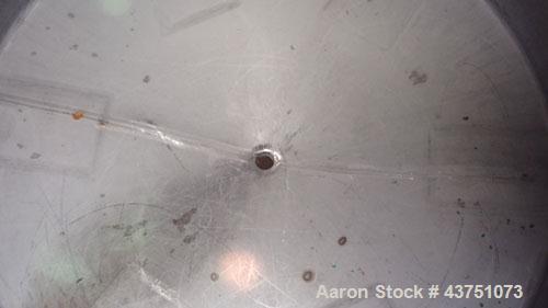 Used Perma-San Tank, 2000 Gallon, Model 2000 CVC, 304 Stainless Steel, Vertical. 84" Diameter x 80" straight side. Dished top, coned bottom. Openings top 2”, 4”, 18” man way with cover, side 2”. 3" C...