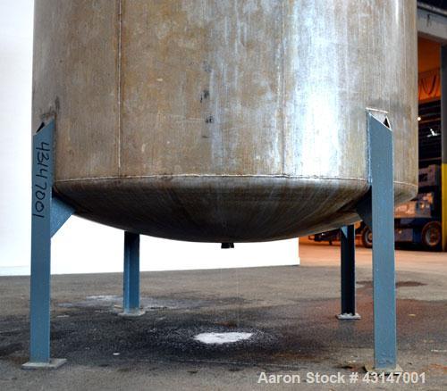 Used Pfaudler Permutit Canada Tank, 1000 Imperial Gallons (1200 US Gallons), 304 Stainless Steel, Vertical. 68’’ Diameter x 70’’ straight side. Flat open top with a 1 piece 1/4 hinged cover, dished b...