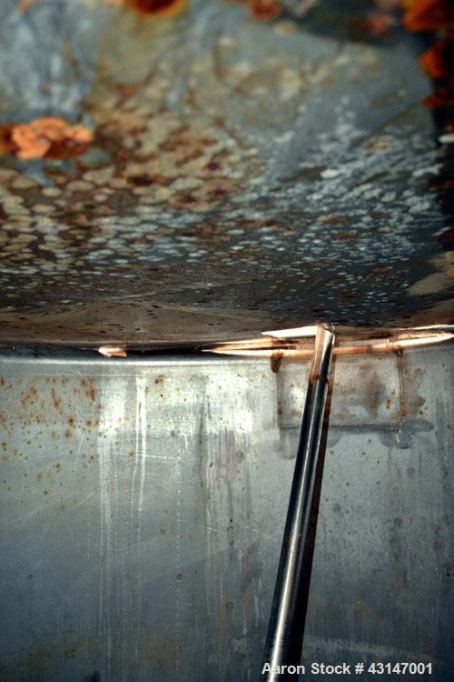 Used Pfaudler Permutit Canada Tank, 1000 Imperial Gallons (1200 US Gallons), 304 Stainless Steel, Vertical. 68’’ Diameter x 70’’ straight side. Flat open top with a 1 piece 1/4 hinged cover, dished b...