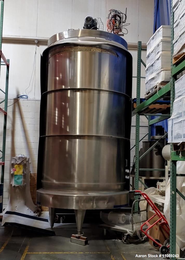 Used-Pierre Guerin Tech Approx. 3000 Gallon (11000 Liter) Stainless Steel Asepti