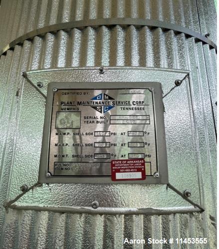 Used-1,000 Gallon Plant Maintenance Services Receiver Tank