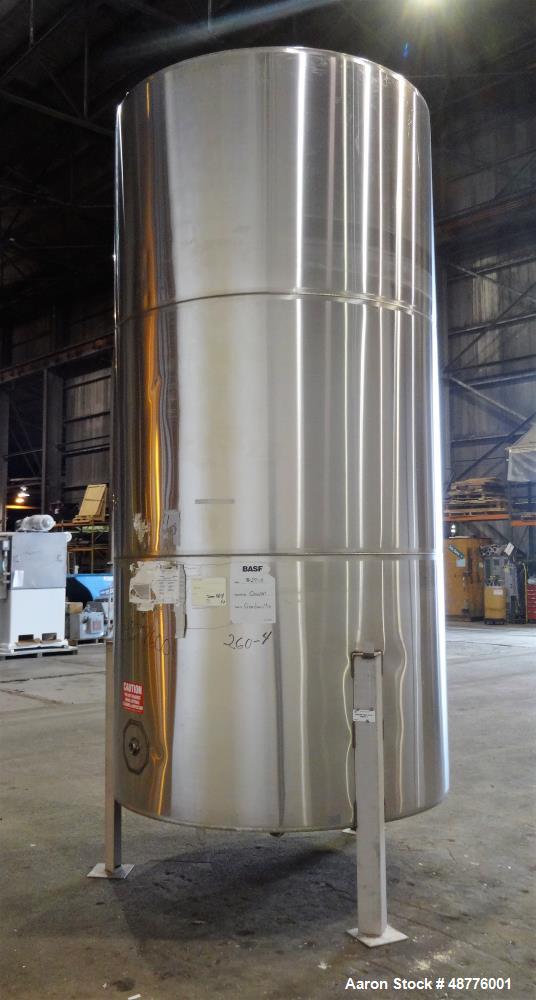 Used Precision Tank & Equipment Tank, Approximately 2,200 Gallon, 304 Stainless