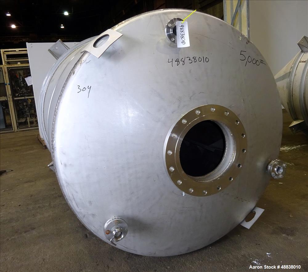 Used Precision Tank And Equipment Company Tank, 304 Stainless Steel, Approximat