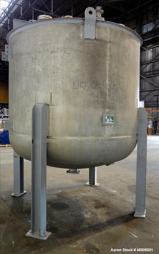 Used 2,500 Gallon Stainless Steel Quality Containment Company Tank