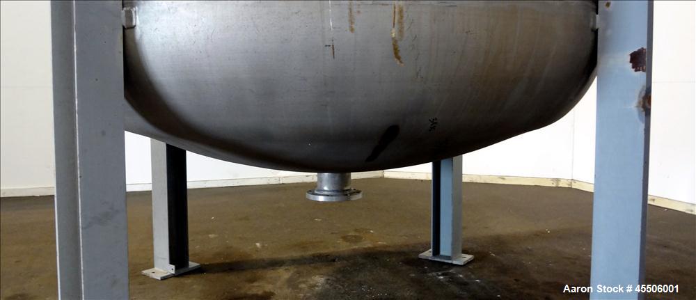 Used 2,500 Gallon Stainless Steel Quality Containment Company Tank