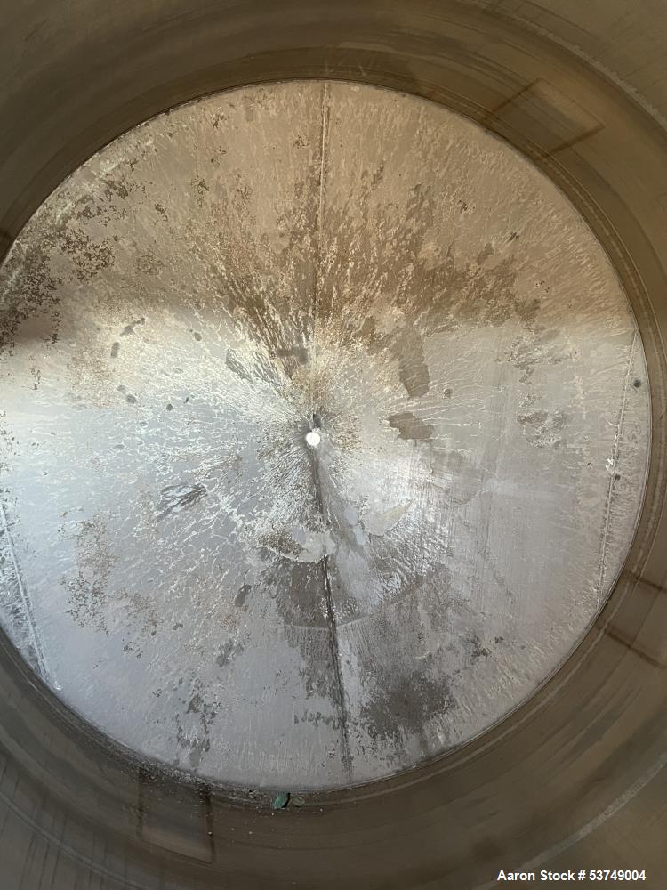 Used Industrial 96" Diameter Reco USA 304 Stainless Steel 2,700 Gallon Vertical