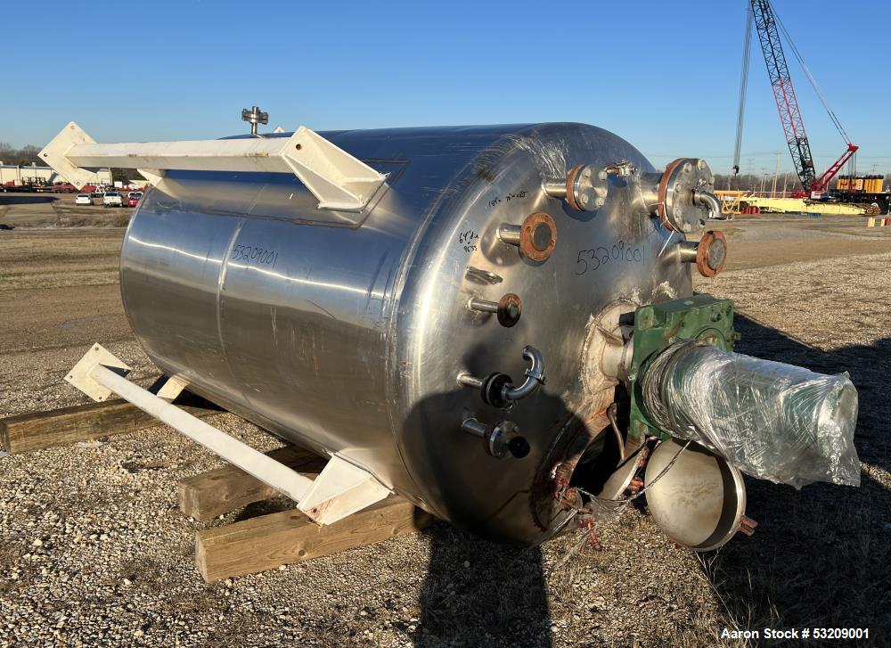 Used Roben / Huber 1,400 Gallon Stainless Steel Mix Tank – Industrial, 304 SS