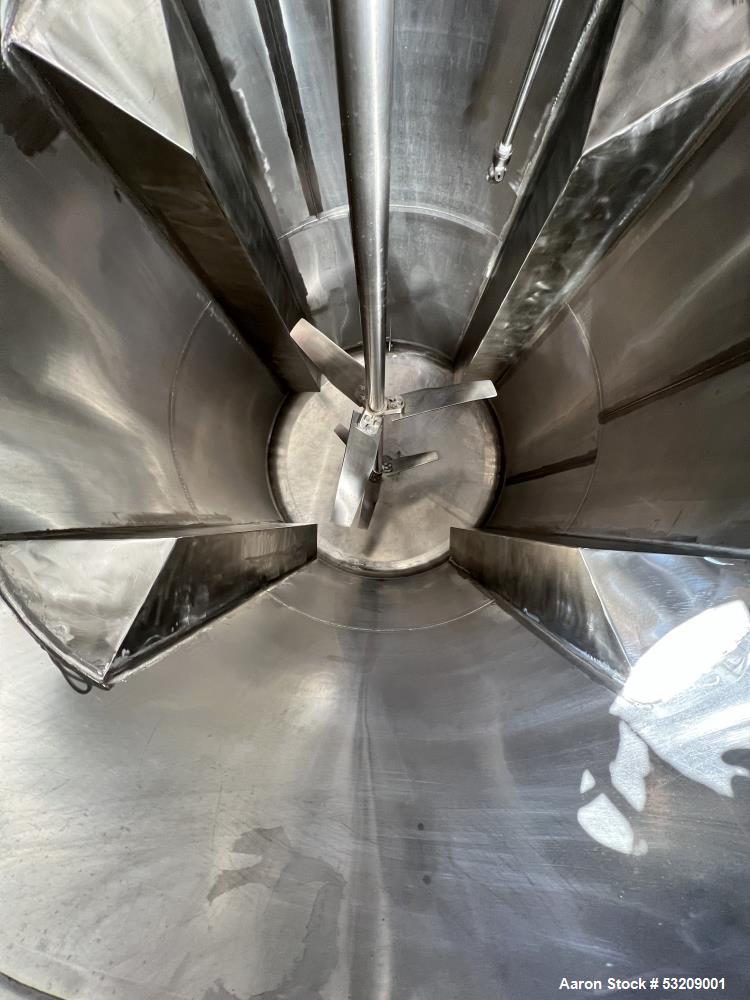 Used Roben / Huber 1,400 Gallon Stainless Steel Mix Tank – Industrial, 304 SS