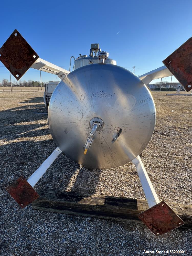 Used Roben / Huber 1,400 Gallon Stainless Steel Mix Tank – Industrial, 304 SS