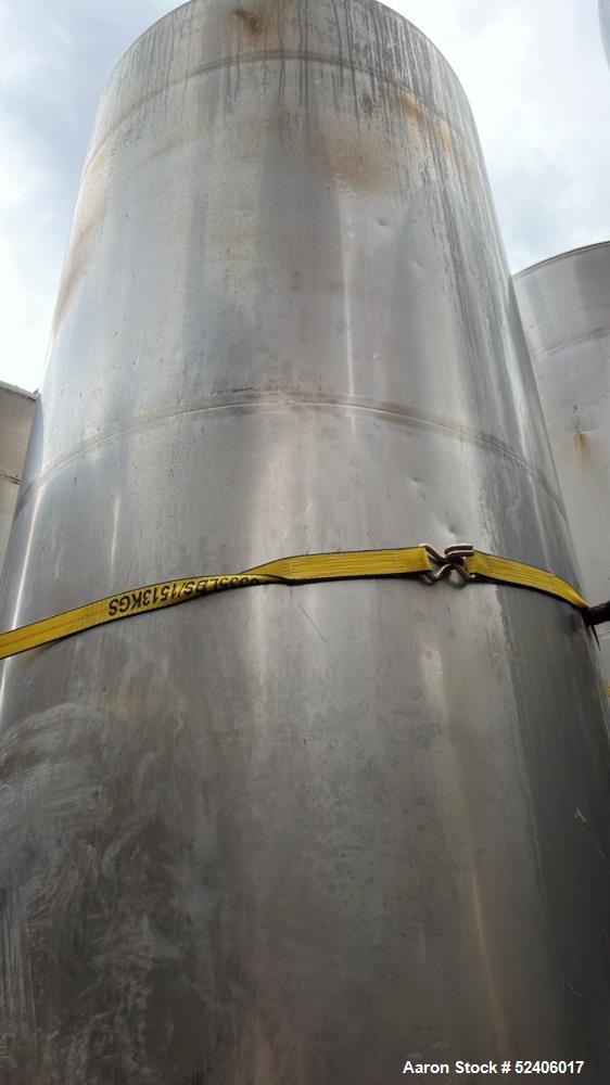 Used Robert Mitchell Jacketed Tank, Approximate 1150 Gallon, 304 Stainless Steel