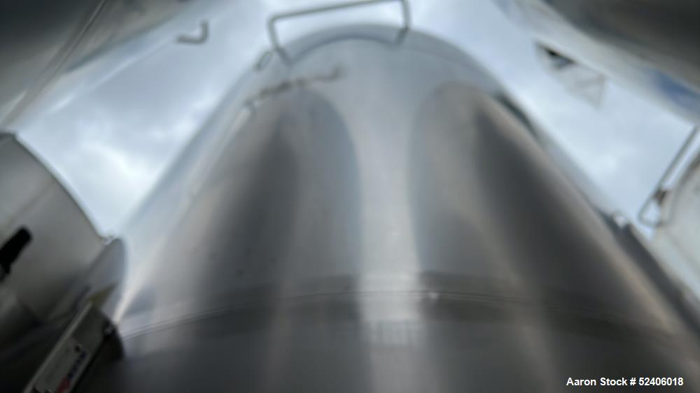 Used Robert Mitchell Jacketed Tank, Approximate 1150 Gallon, 304 Stainless Steel