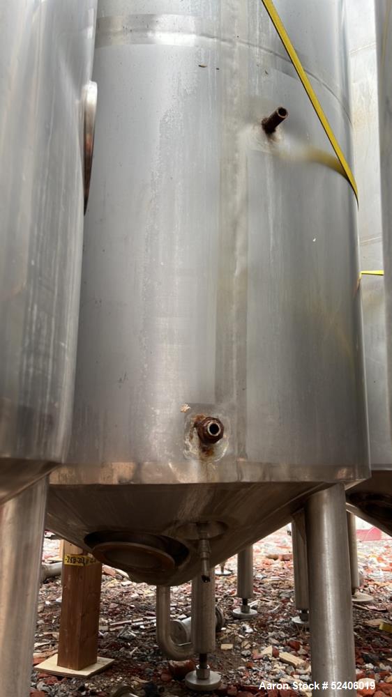 Used-Robert Mitchell Jacketed Tank, Approximate 1150 Gallon, 304 Stainless Steel