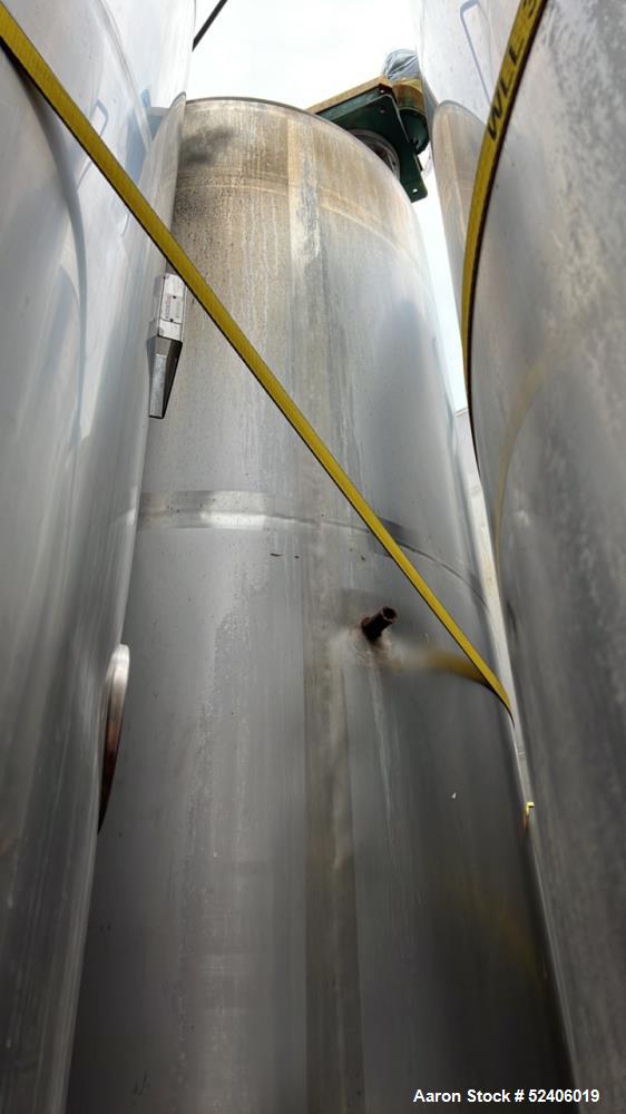 Used Robert Mitchell Jacketed Tank, Approximate 1150 Gallon, 304 Stainless Steel